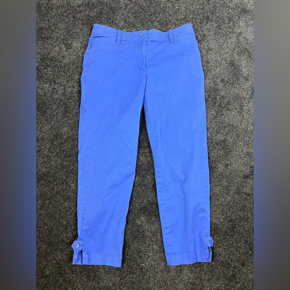 Talbots Pants - Talbots The Perfect Crop pant size 6 in periwinkle